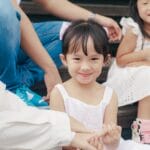 CUte kids with family