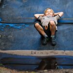 boy, child, happy, children smile, sunshine, children laugh, calm after the storm, dreams, enjoy, light, rain, nature, playground, sunbeam, sunny
